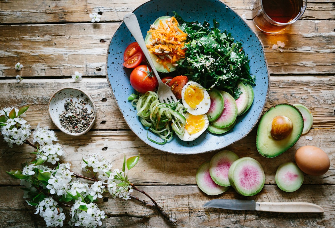 Menú nutricional saludable para personas de 45 años